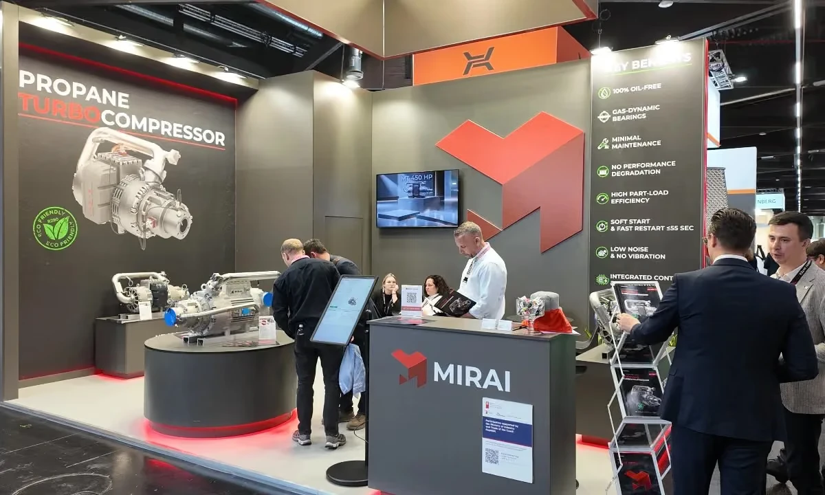 Mirai Intex представил турбокомпрессоры на R290 для тепловых насосов и чиллеров Mirai Intex представил турбокомпрессоры на R290 для тепловых насосов и чиллеров