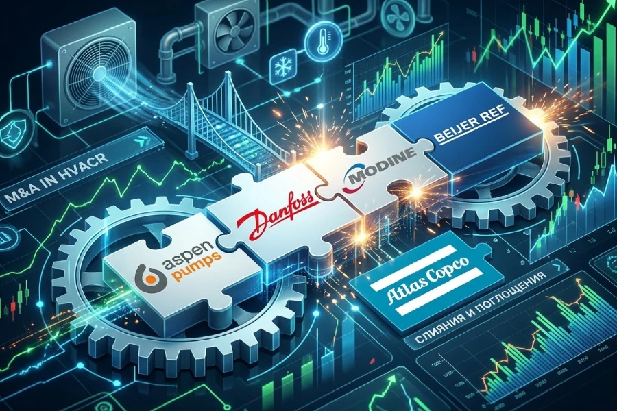 Danfoss, Modine, Beijer Ref, Atlas Copco, Frigoveneta: как осенние сделки изменили ситуацию на рынке HVACR Danfoss, Modine, Beijer Ref, Atlas Copco, Frigoveneta: как осенние сделки изменили ситуацию на рынке HVACR