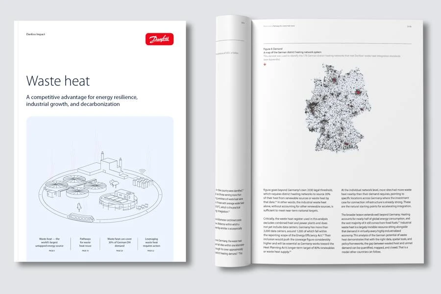 Новый отчёт Danfoss: сбросное тепло — крупнейший неиспользуемый энергоресурс в мире Новый отчёт Danfoss: сбросное тепло — крупнейший неиспользуемый энергоресурс в мире